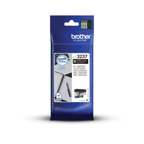 Cartuccia Brother nero  LC3237BK